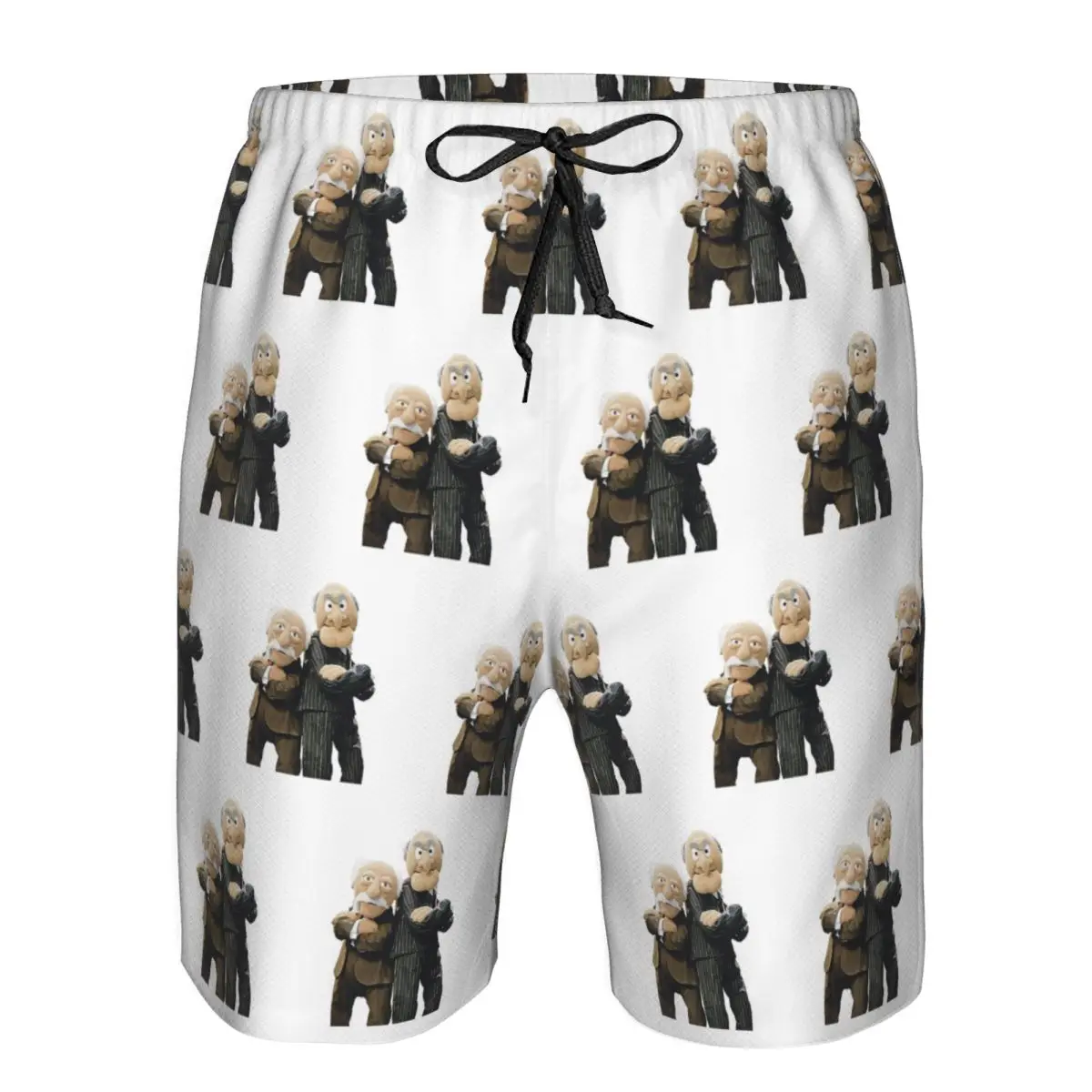 Statler And Waldorf Trunks Beach Board Shorts Casual Quick Dry Swim Summer Men Pants