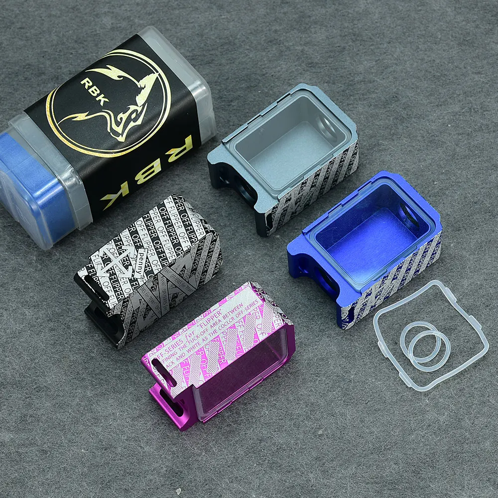 wolfcoolvape Monarchy Style Boro Tank vape boro tank Aluminum Penny Boro tank boro for SXK BB / Billet AIO Box Mod Kit