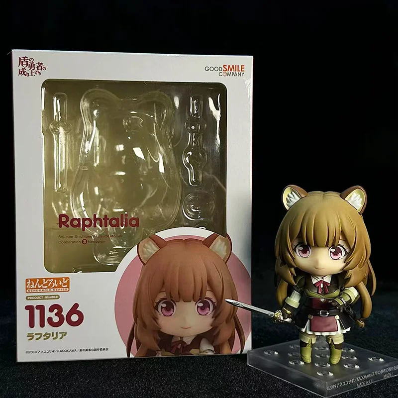 In Stock Genuine The Rising Of The Shield Hero Raphtaria Cute Figure Good Smile Nendoroid Gsc Anime Model Girl Toy Kids Gifts