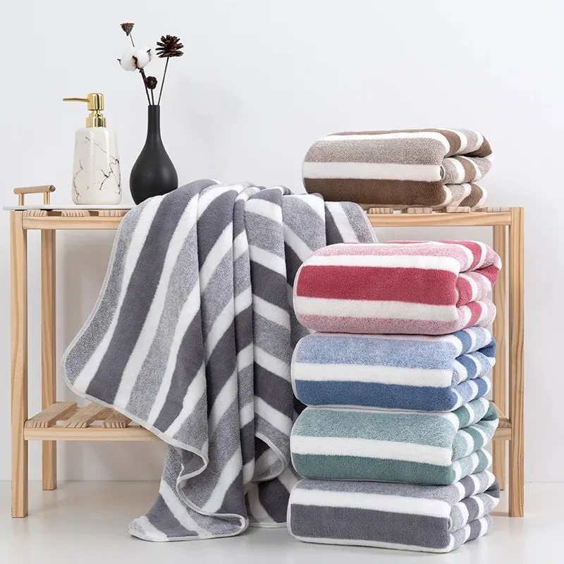 35X75cm 70X140cm Super Absorbent Quick Dry Bath Towel Set Thick Soft Plush Beach Towels for Swimming Pool Travel Spa