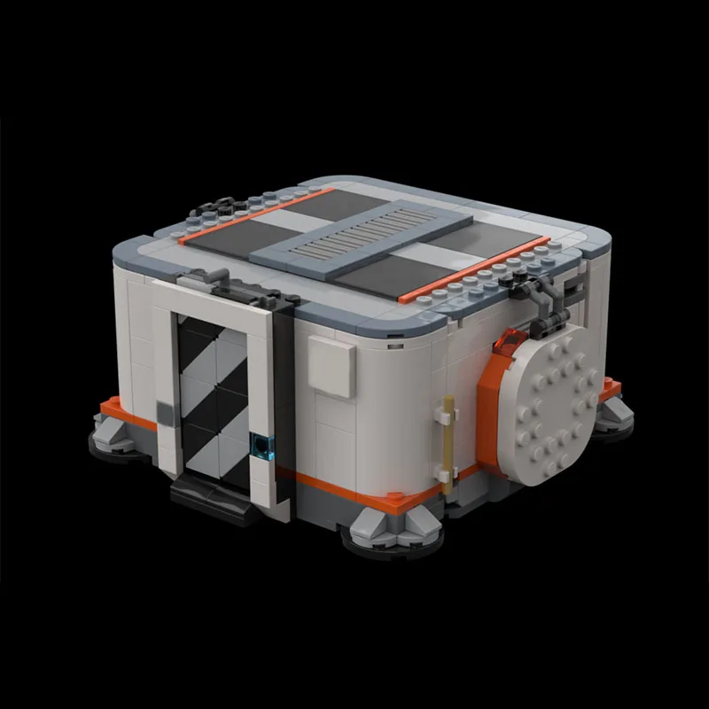 

445 шт. MOC аккумуляторная модель строительных блоков для растений, футуристическая производственная коэффициент энергии, образовательный дисплей «сделай сам» для любителей научных фантазий