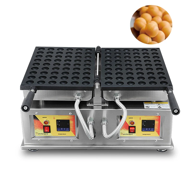 

Commercial Japanese Non-Stick Egg Machine Waffle Maker Oval/Ball Shaped Egg Bubble Waffle Cake Baking Machine
