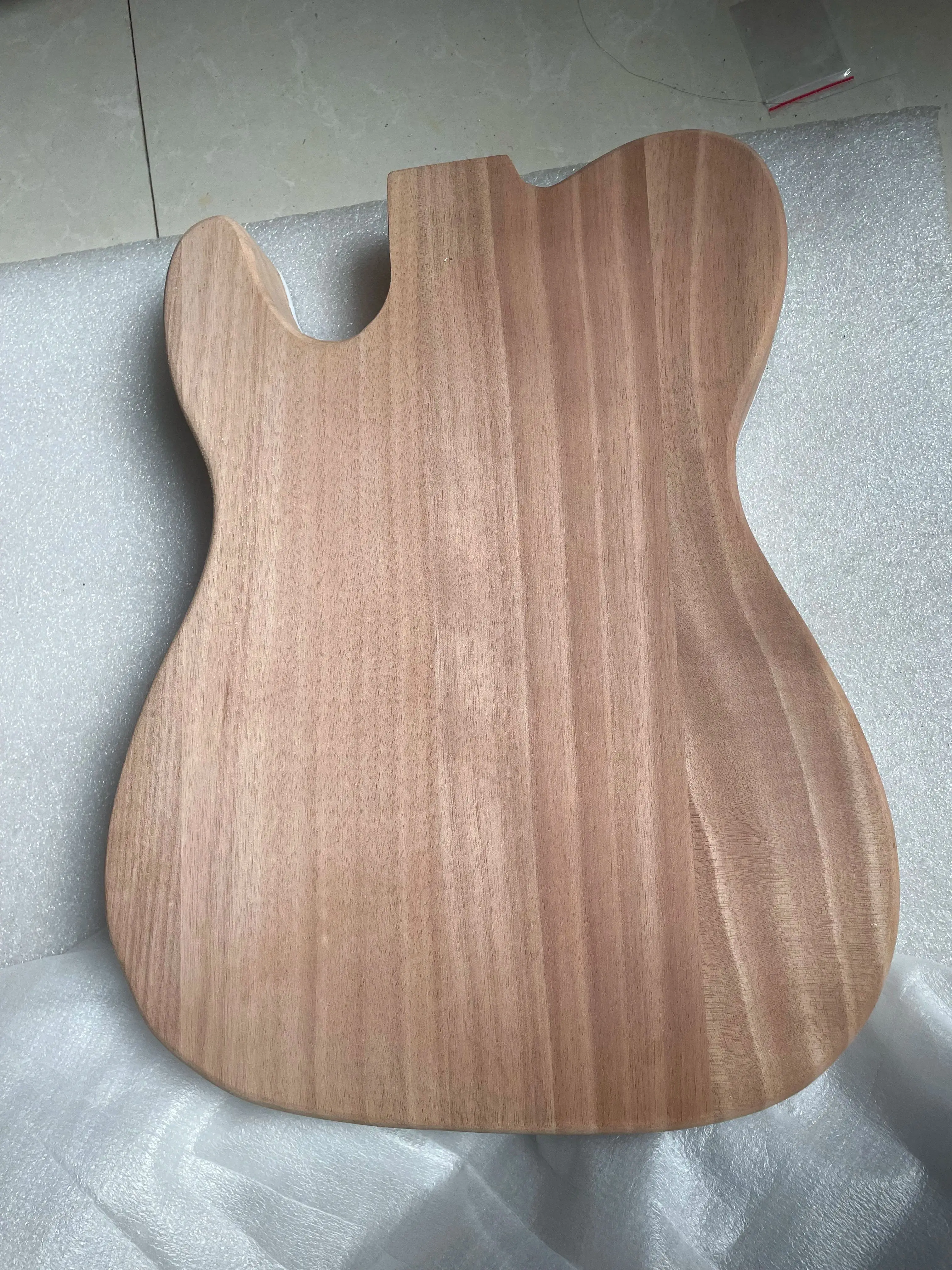 F Hole Guitar Body Unfinished Assembly, Mahogany Wood, 5.6cm Heel,DIY Replacement Part, TL ST HS SS Guitar Body, High Quality