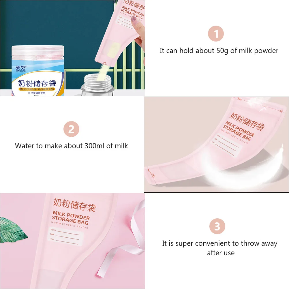 

30pcs Breastmilk Storage Bags Disposable Sealed Plastic Container for Baby Supplies Breastfeeding Storage Solution