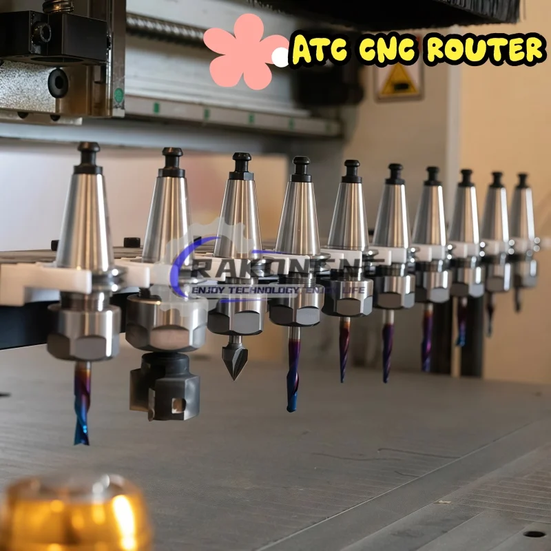 Auto Tool Changer CNC Router 1325 2030 Woodworking Tools CNC Machine 1212 6090 CNC Router Machinery for Cutting and Engraving