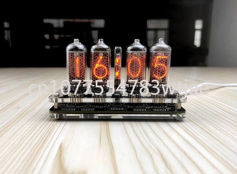 New popular 4-bit IN-8 glow tube clock IN8 nixie clock