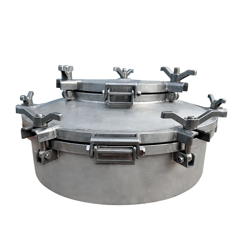 

16in 20in Fuel Tanker Trailer Chemical Liquid Transport Truck Stainless Steel Manhole Cover