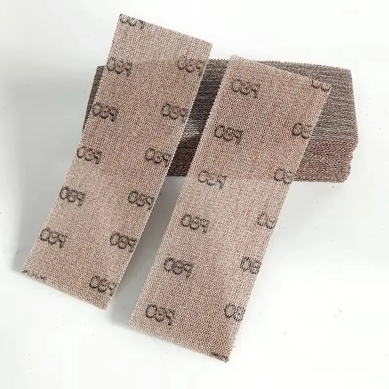 ATPRO 70*198 Rectangular Dust-free Back Velvet Mesh Sandpaper Is Suitable For MIRKA  Nylon Cloth Dry For Car Polishing