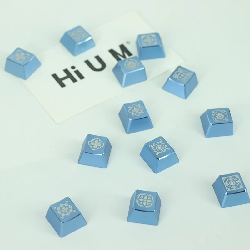 

Aluminum alloy keycaps HL Series Laser Engraved Special Edition Original height Hearts, Diamonds, Clubs, Spades