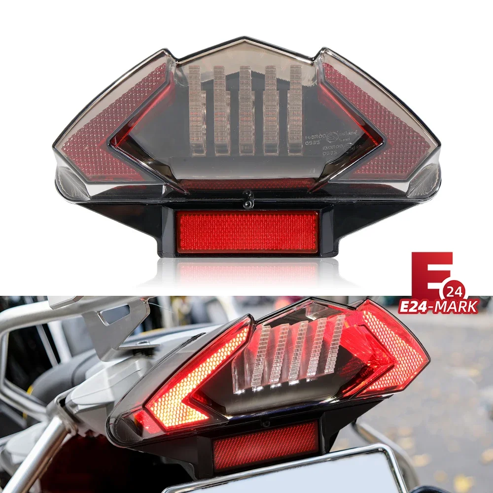 LED Bright Brake Light For BMW R1200GS F650GS F800S F800ST F800GT F800R DRL Tail Lamp E24 Emark F650 Dakar Rearlight Moto Parts