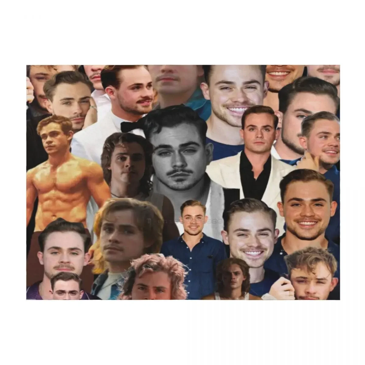 

dacre montgomery photo collage Throw Blanket cosplay anime Thins warm winter Luxury Throw Blankets