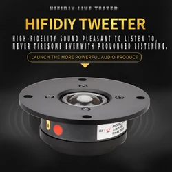 HIFIDIY LIVE  X1II 4 inch 4.5 Tweeter Speaker Unit aluminum panel  transparent Silk membrane 6OHM30W Treble Loudspeaker 94~130mm