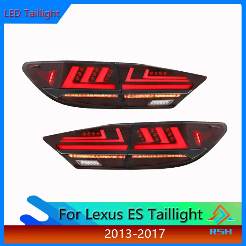 

For Lexus ES Taillight Assembly 2013-2017 Models Modified With New Dynamic LED Daytime Running Lights And Sequential Turn Signal