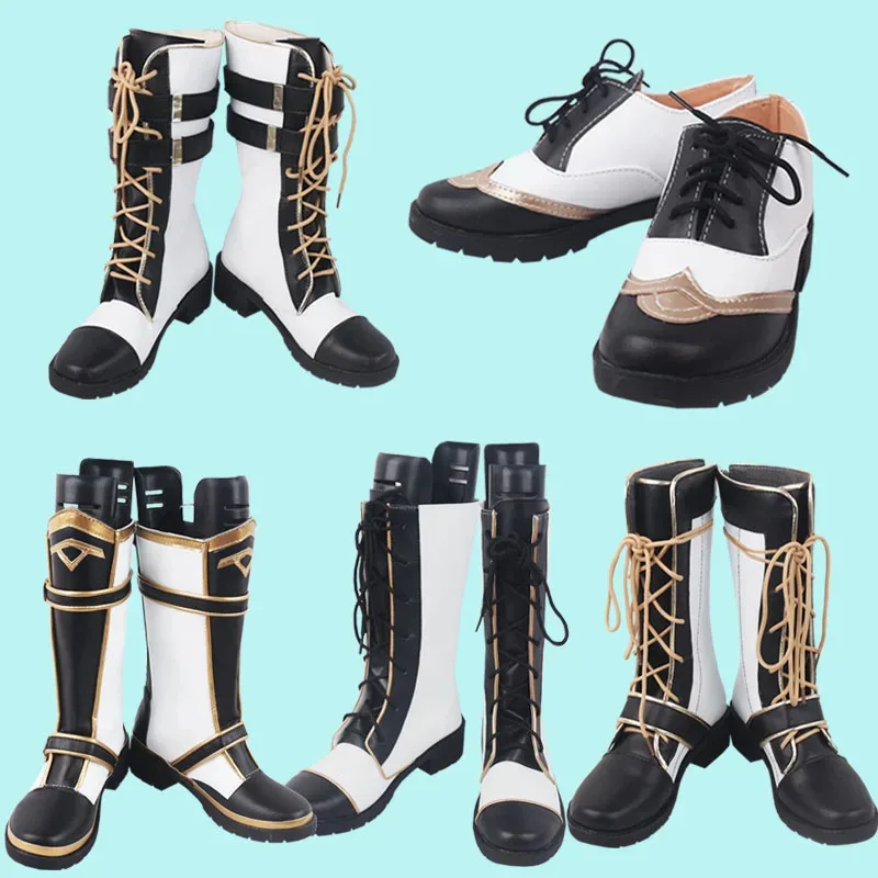 

ES2 Ensemble Stars music Suou Tsukasa tsukinaga Leo Sen Izumi Sakuma Ritsu cosplay shoes boots Knights team uniform