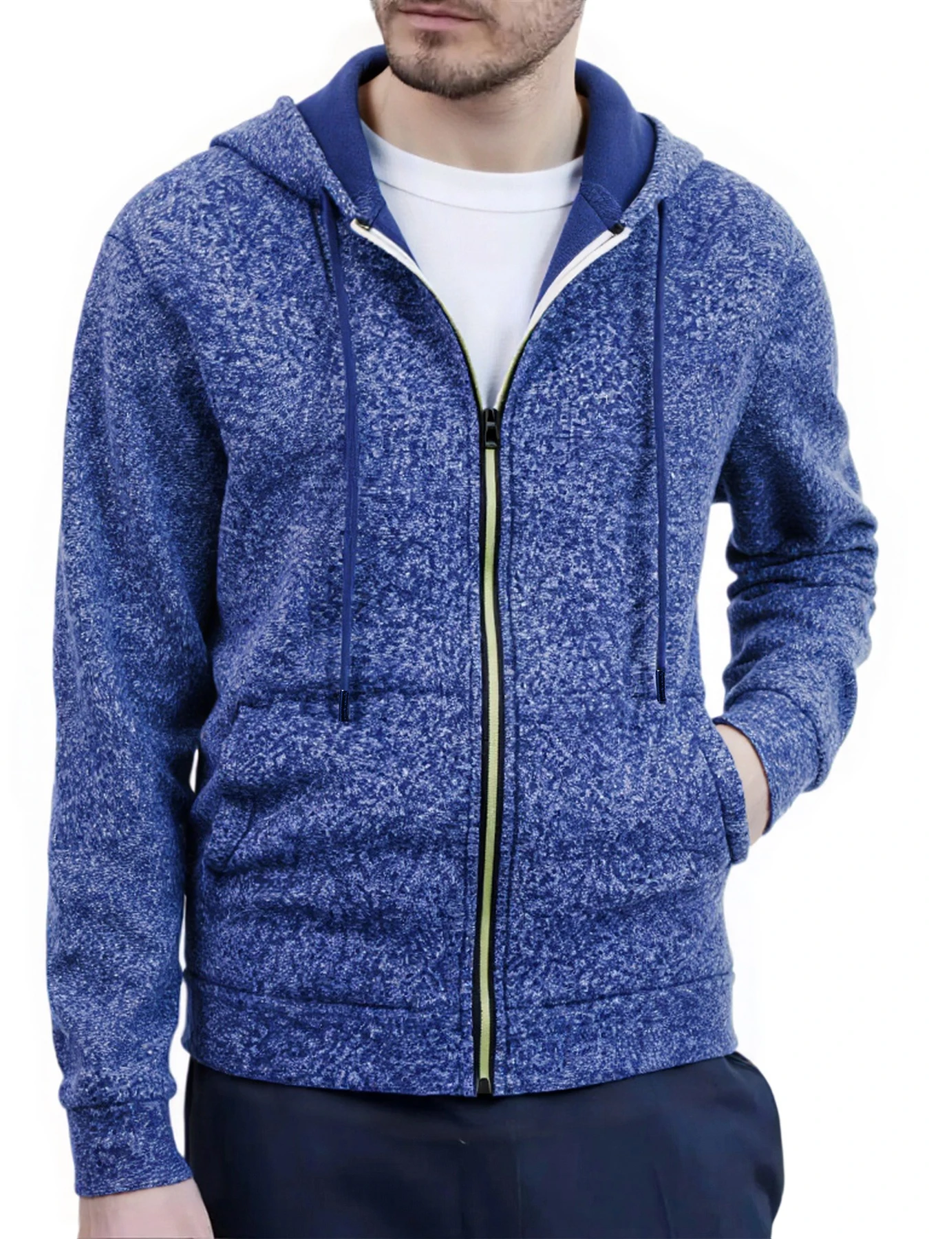 الرجال هوديي بلون الأساسية مقنعين سترة سترة البلوز الخريف والشتاء عارضة الرجال الشارع الشهير رياضية الذكور S-XXL