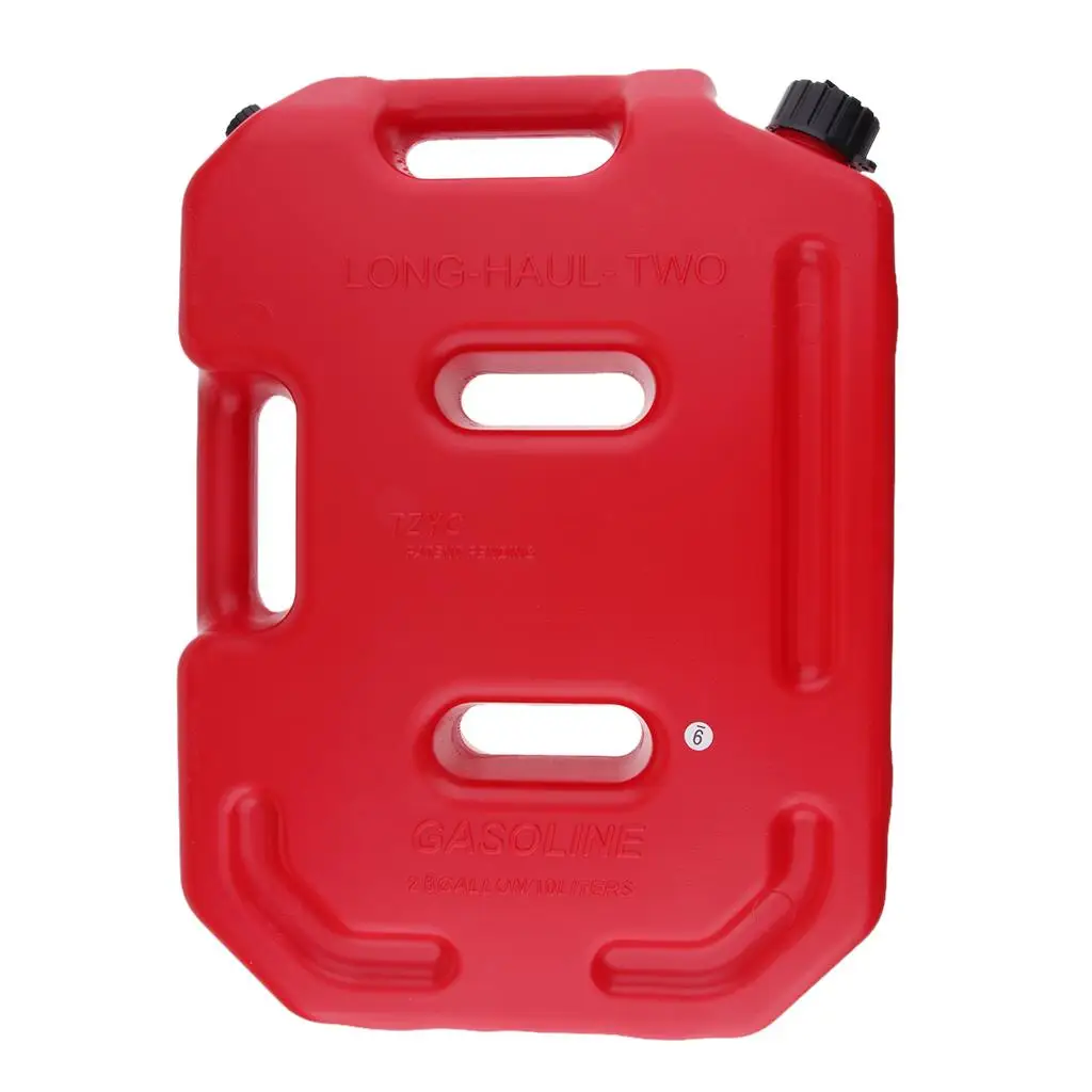 10L Gas Fuel Tank Petrol Jerry Can Motorcycle Car Portable Storage Oil Container