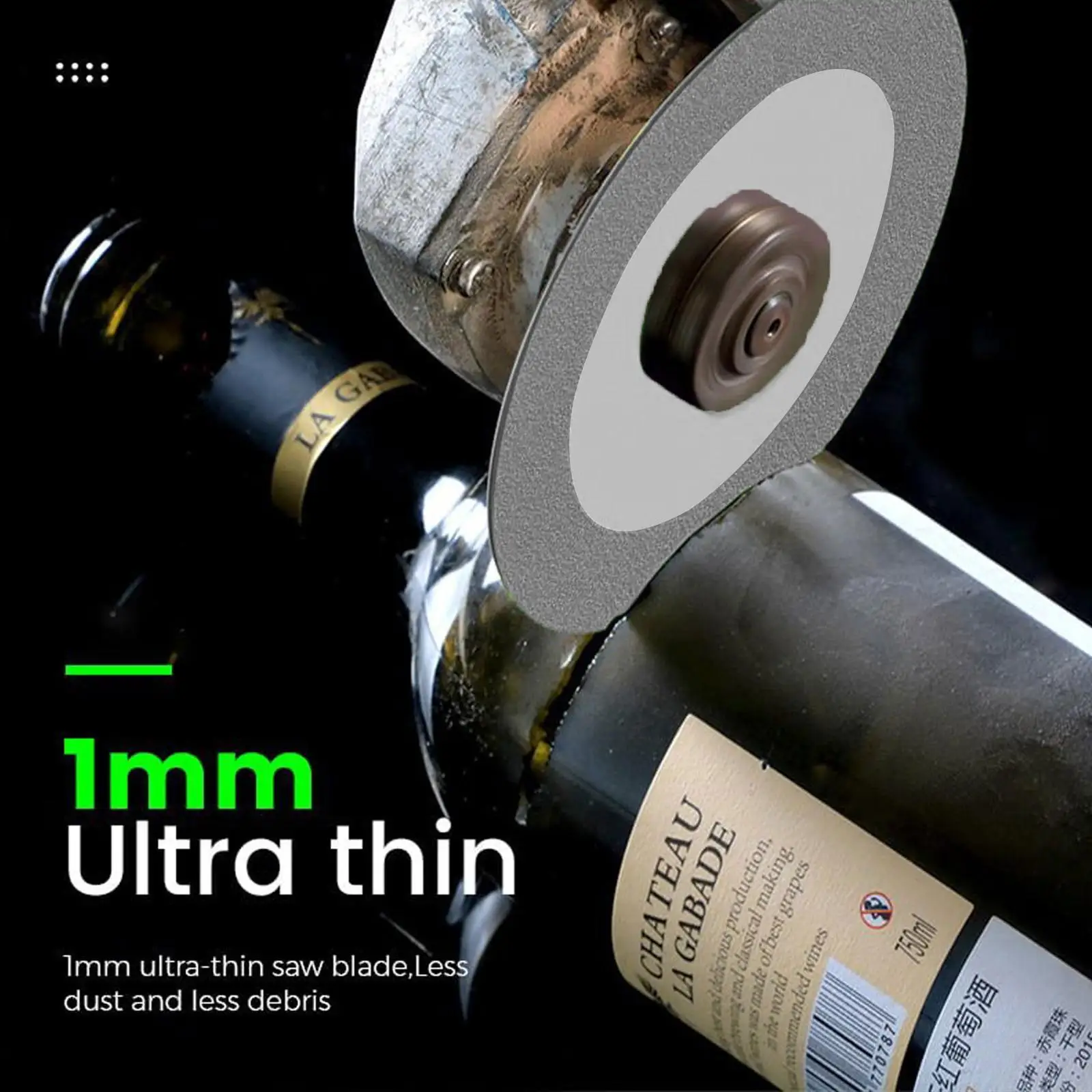 Os discos de corte do vidro Ultra-fino, diamante viram a roda, polimento cerâmico do mármore, 4 ", 100mm, 1 PC