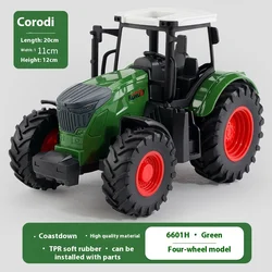 1:24 Inertia trattore rimorchio con fari fattoria giocattolo Set auto camion fattoria simulazione compleanno per bambini natale regalo di capodanno