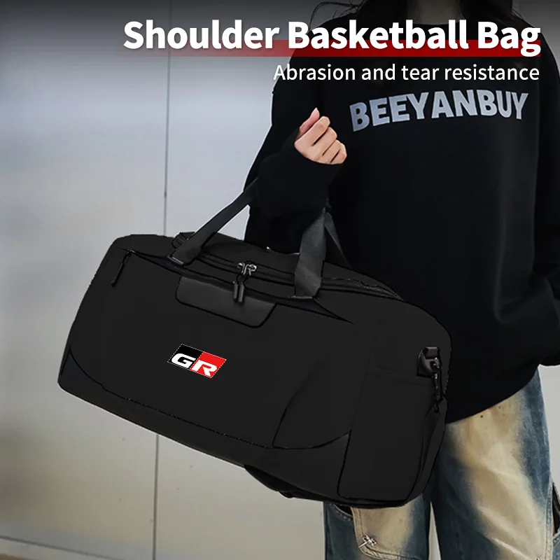 カースタイリングジムバッグ大容量スポーツトートトラベルショルダーバックパックトヨタ-gr-ヤリスアイゴ-chr-カローラプリウス-rav4-カムリ-au