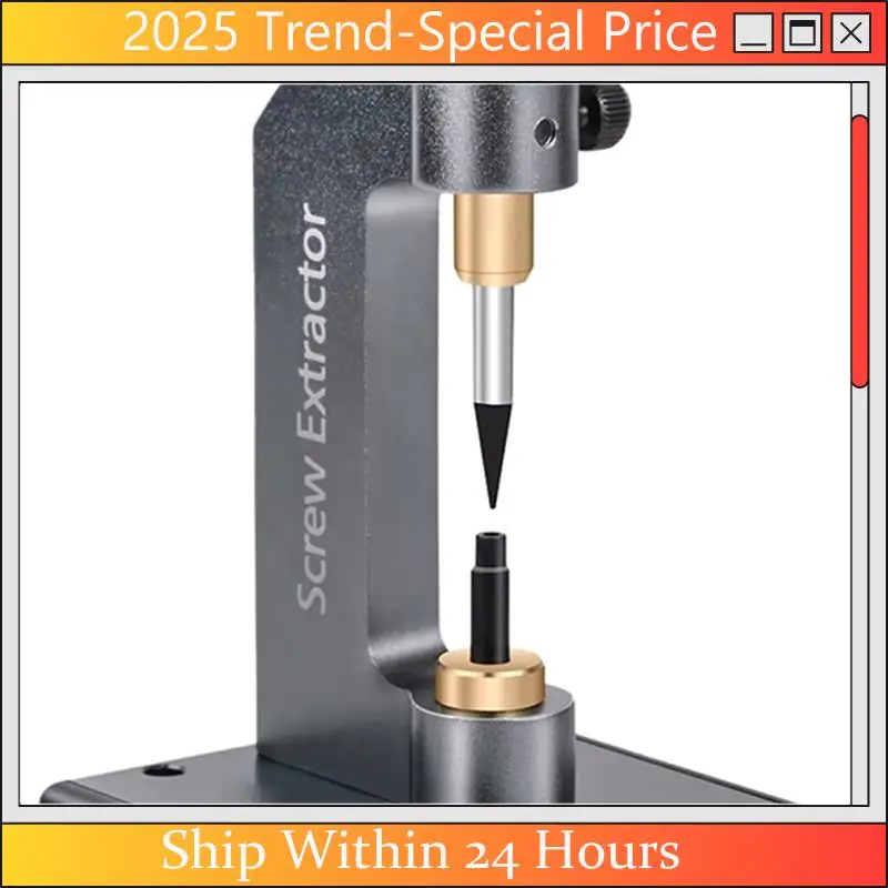 

A61Z Deals Optical Eyeglass Screw Extractor Lens Tool Metal Drilling Belt Fittings Broken Screw Removal Eyeglasses Processor