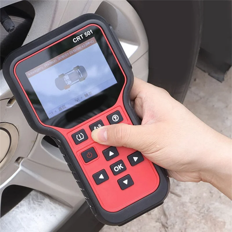 

Daily Sale Vehicle TPMS Activate And Diagnostic Tool CRT501 PK TSGUN For 433/315MHZ RF-Sensors (US)