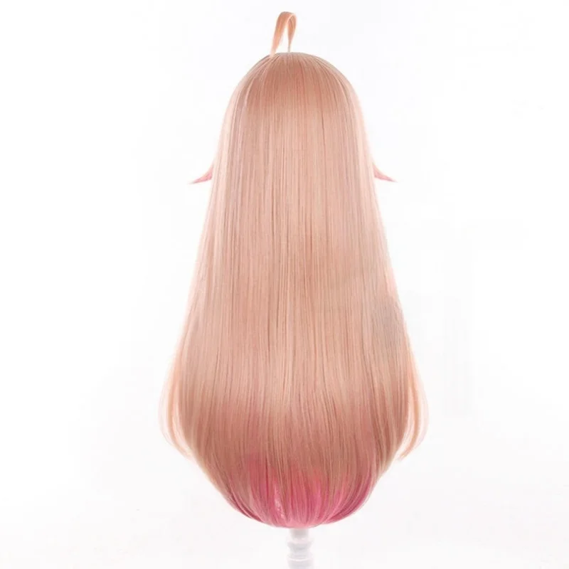 Anime Strega Orologio Nico Wakatsuki Nico Parrucca Cosplay Gradiente Rosa Parrucche Per Capelli Lunghi Festa Di Halloween Donne Ragazze Carnevale + Protezione Della Parrucca