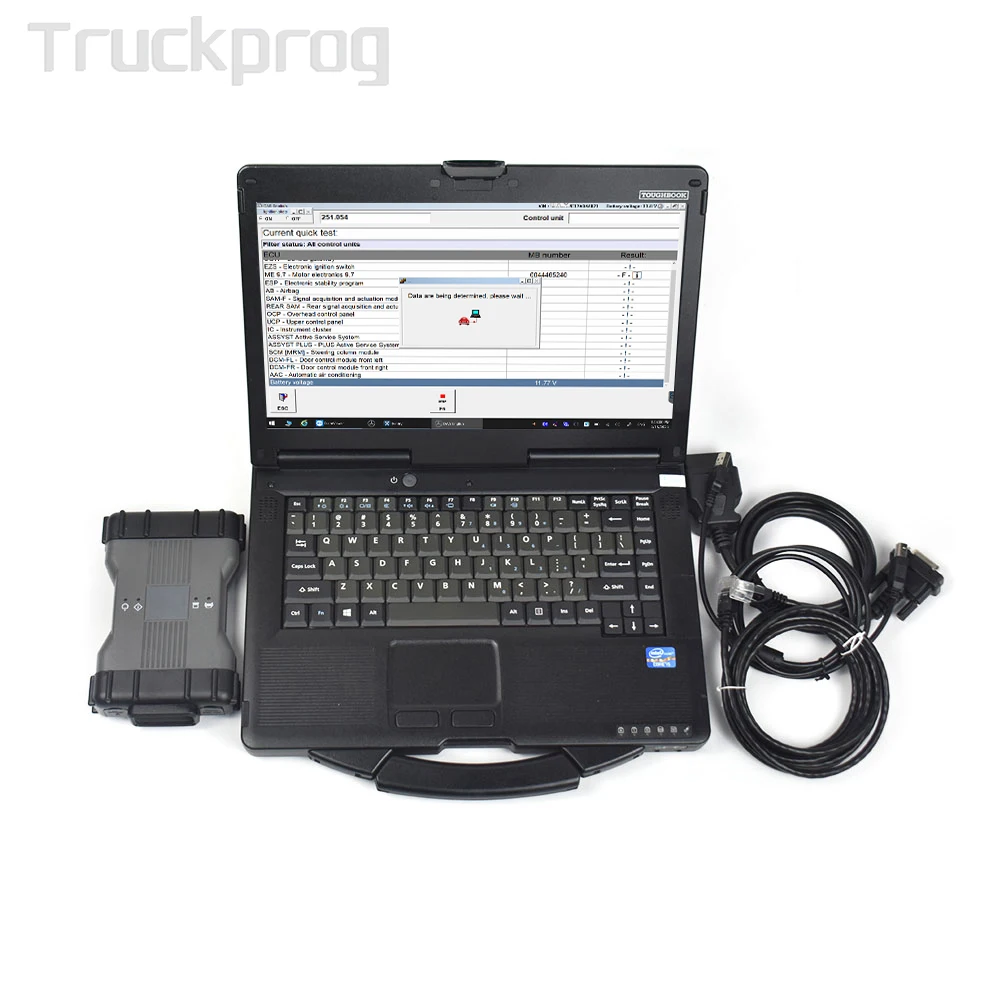 Toughbook CF53 for Benz C6 vci MB STAR SD Connect C6 wifi DOIP mb sd c4 c5 xentry das wis epc truck car 12v 24v diagnostic tool