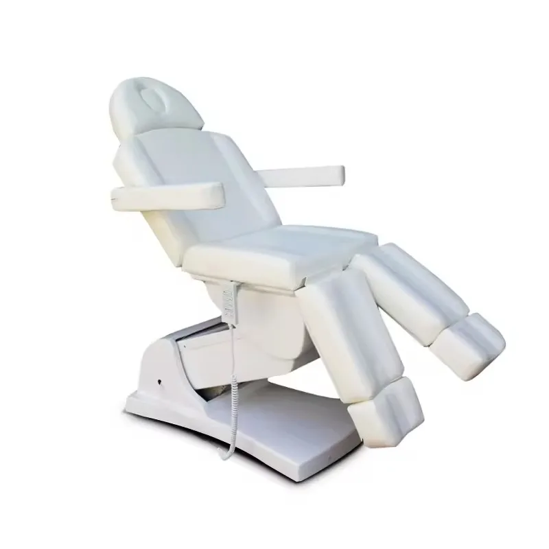 

Top Selling Modern White Salon 4 Motor Spa Massage Electric Beauty Custom Lash Extension Facial Bed