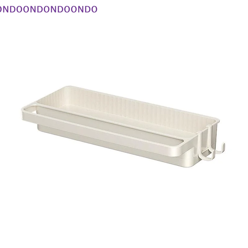 Dishwashing Utensil Rack With Hanging Hooks 2 Tier Large Capacity Kitchen Storage Shelf for Dishware Cleaning Tools