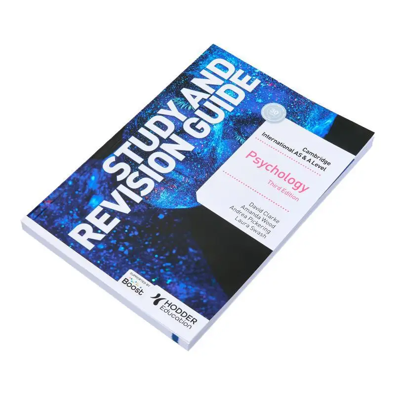 Cambridge International ASA Level Psychology Study And Revision Guide Third Edition Clarke David Hodder 9781398344433 Book