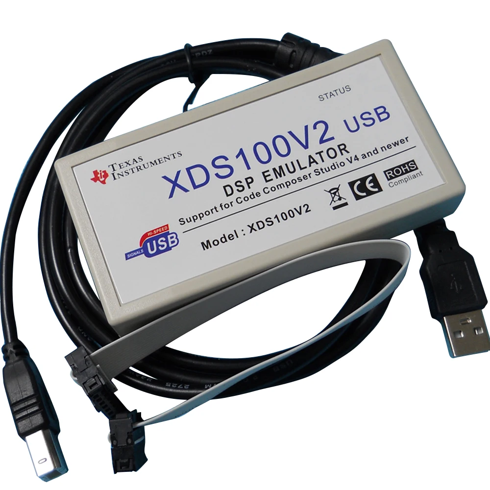 Emulador de descarga de quemador, línea de descarga, TI, DSP, ARMUSB2.0, compatible con ccs4, XDS100V2, XDS100V3