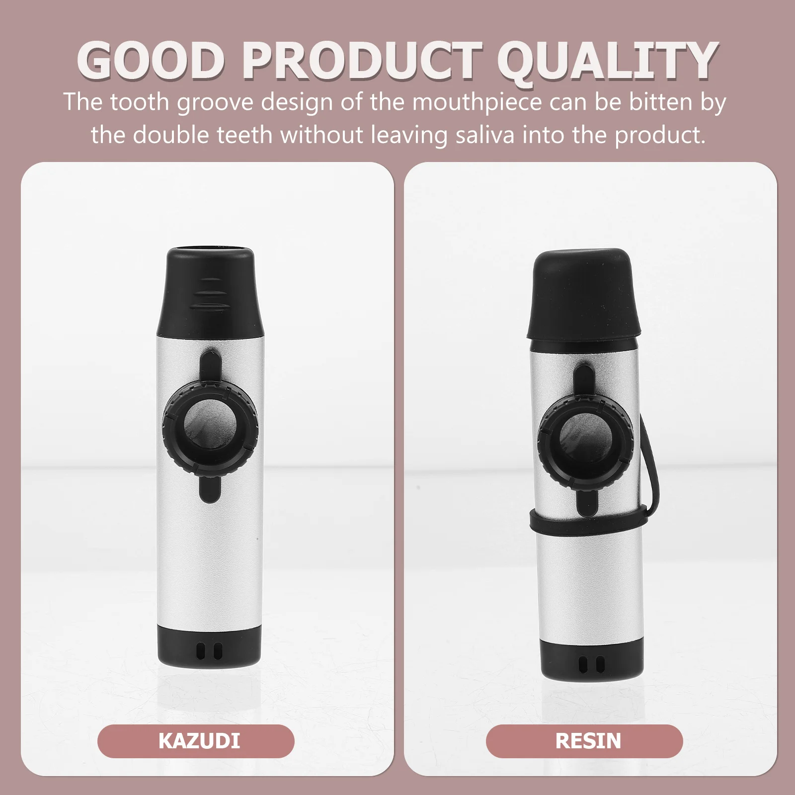 

1 set Aluminium Alloy Kazoo Metal Flute Easy -Age Musical Instrument Adults Guitar Ukulele Partner Educational