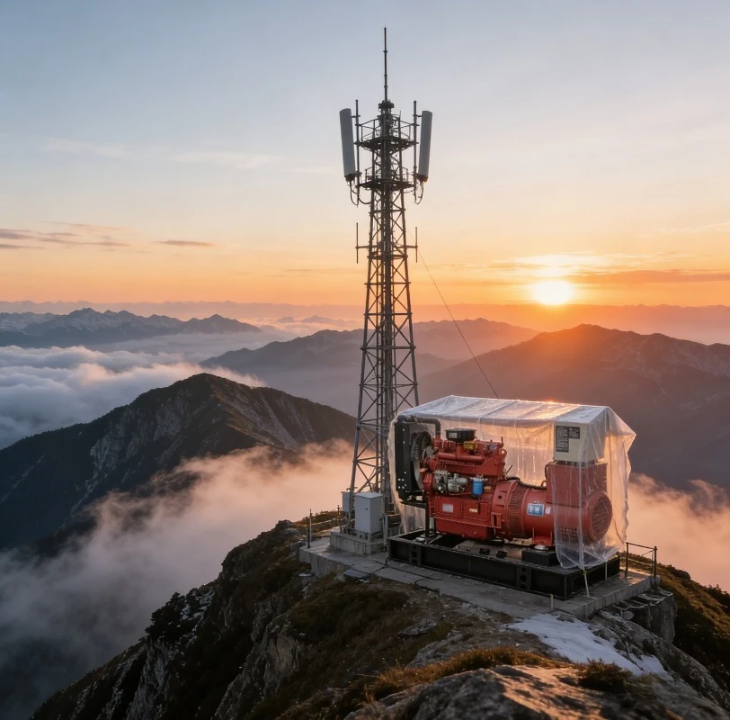 Silent Canopy Diesel Generator 45KW/50KW Prime Power Industrial Generator