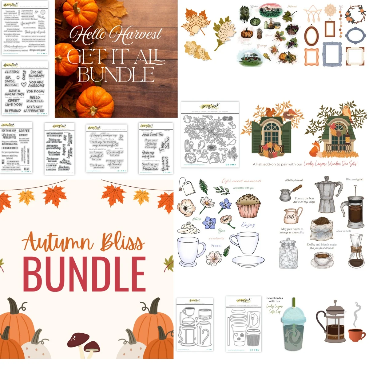 

New Coffee Machine Cup 2025 Fall Leaves Turkey Metal Cutting Dies Clear Stamps Stencil for DIY Making Card Scrapbook Decoration