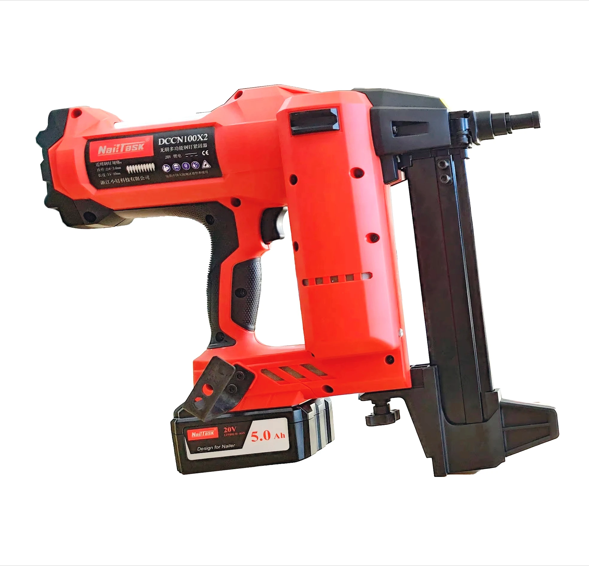 

Cordless Concrete Nailer DCCN100X2 for Battery Power 100J for Construction Tools for Heavy Duty Nailers for