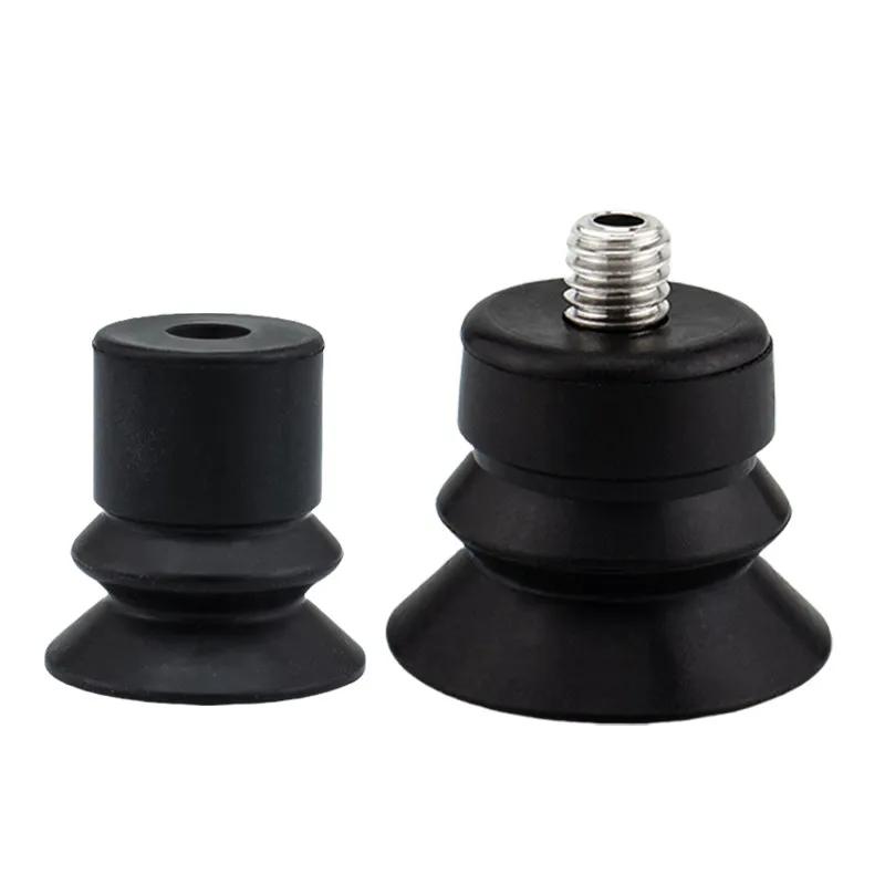 10pcs/pack ESV/ESS Series Double-layer Corrugated Vacuum Suction Cup ESS/ESV-10/15/20/25/30/40/50-BS/N