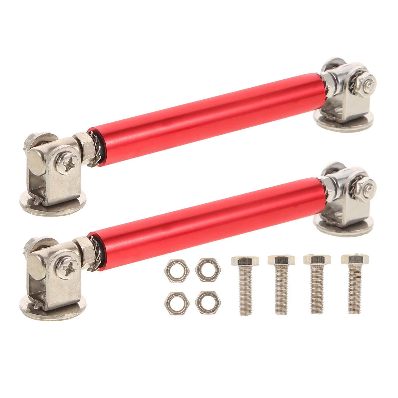 

2pcs Stainless Steel Front Splitter Rod Adjustable Extendable Bumper Lip Chin Spoiler Fixing Rod For Car Styling Auto Exterior