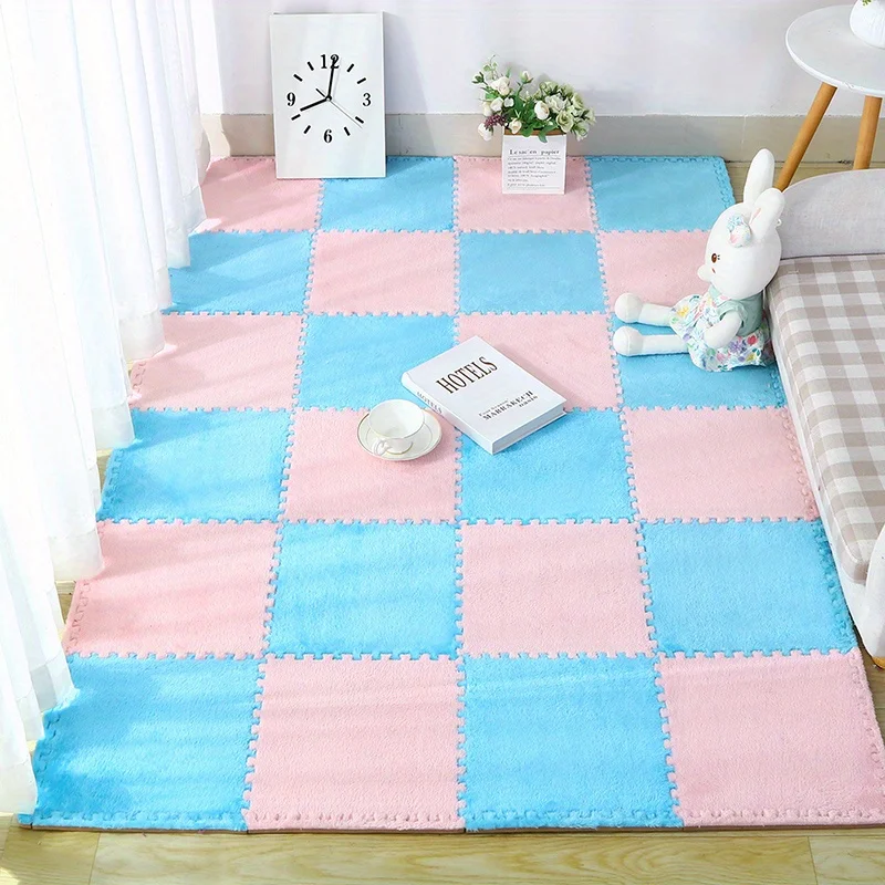 8/16 قطعة الطفل رقيق سجادة ألغاز لينة رغوة تسلق السجاد المتشابكة حصيرة مكافحة سقوط السرير حصيرة قابل للغسل وقطع إلى حجم #2