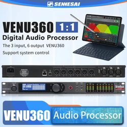 PA2 / Venu360 audio processor of 2 inputs and 6 outputs, original software, professional audio controller, professional speaker