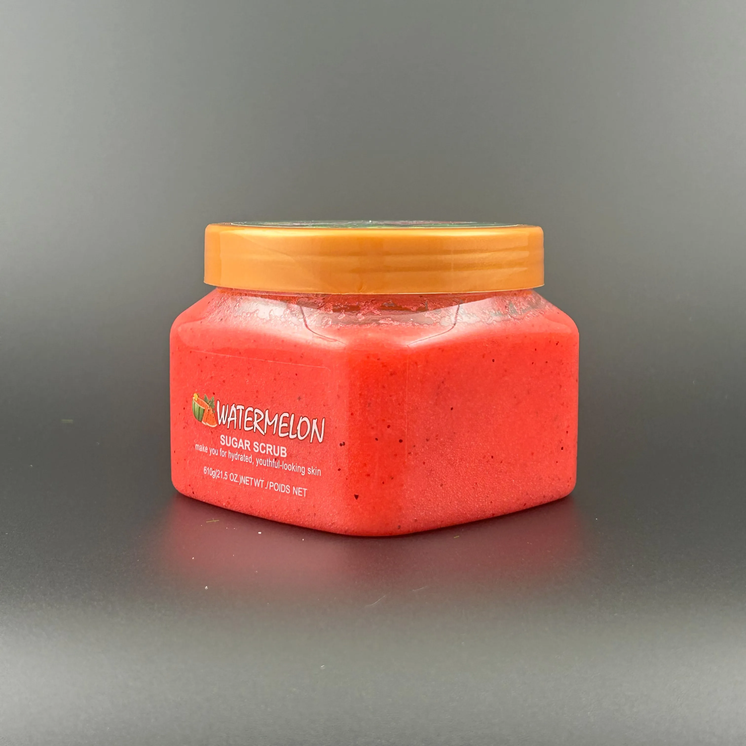 610 g watermelon Shea Sugar Body Scrub Silky Smooth Exfoliating Body Scrub: Get Radiant Skin with Natural Ingredients