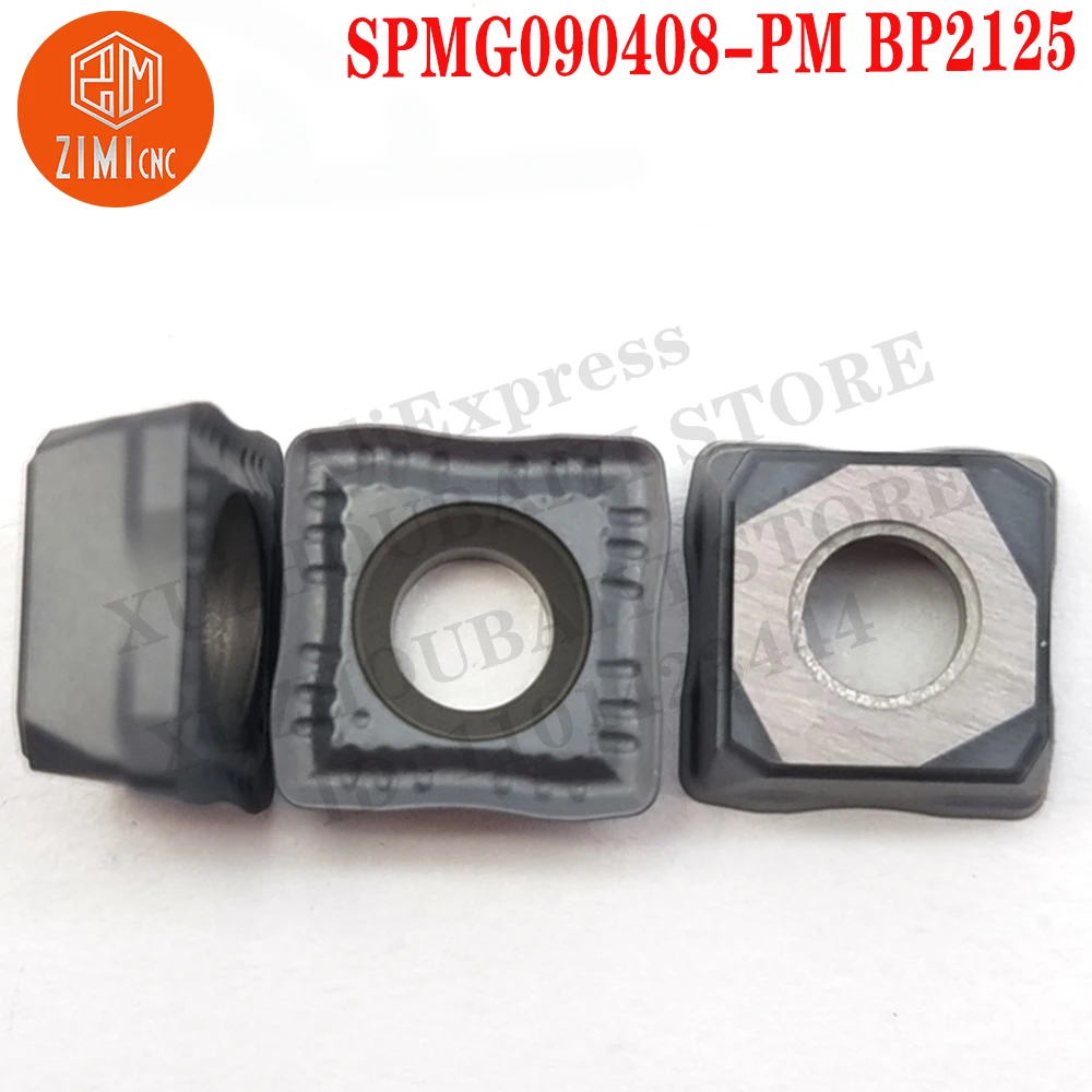 SPMG090408-PM BP2125 SPMG 090408 Carbide U drill Inserts square Turning Tools cutting tools metal lathe mechanical CNC tool SPMG