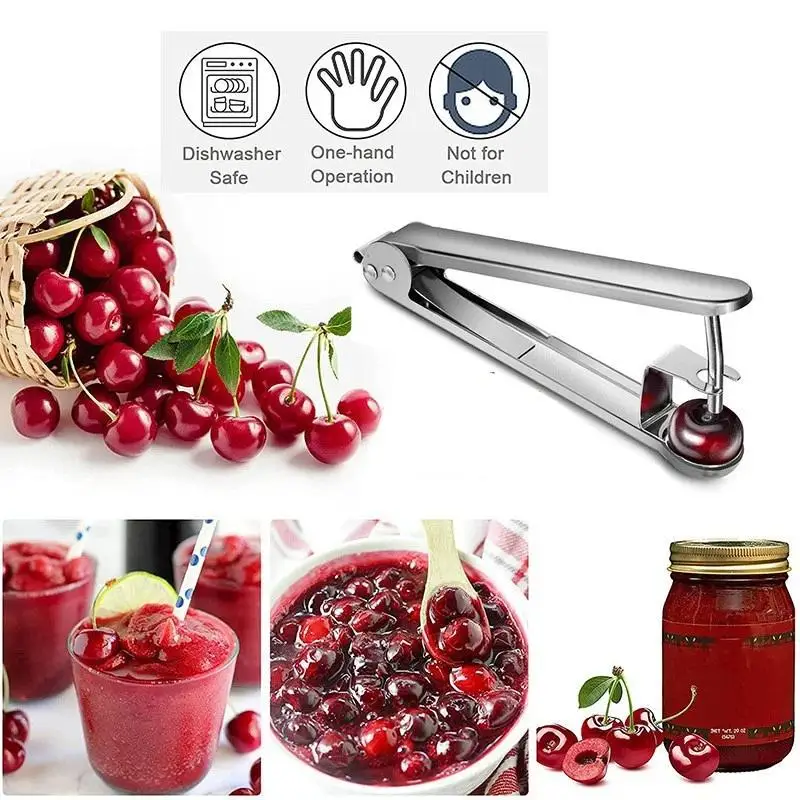 Creative Multi Functional Pitting Tool Fruit Pit Remover Fit Cherry Hawthorn Red Date Olive Kitchen Gadget Household Supplies