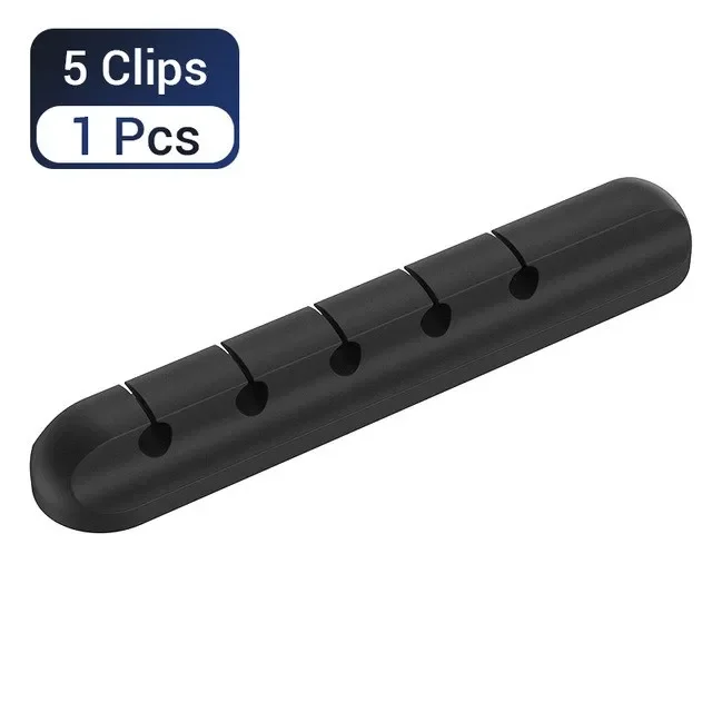 Kabelhalter-Clips, Kabelmanagement, Kabel-Organizer, Clips aus Silikon für USB-Ladekabel, Maus, Kabel, Draht, PC, Büro, Zuhause, Auto