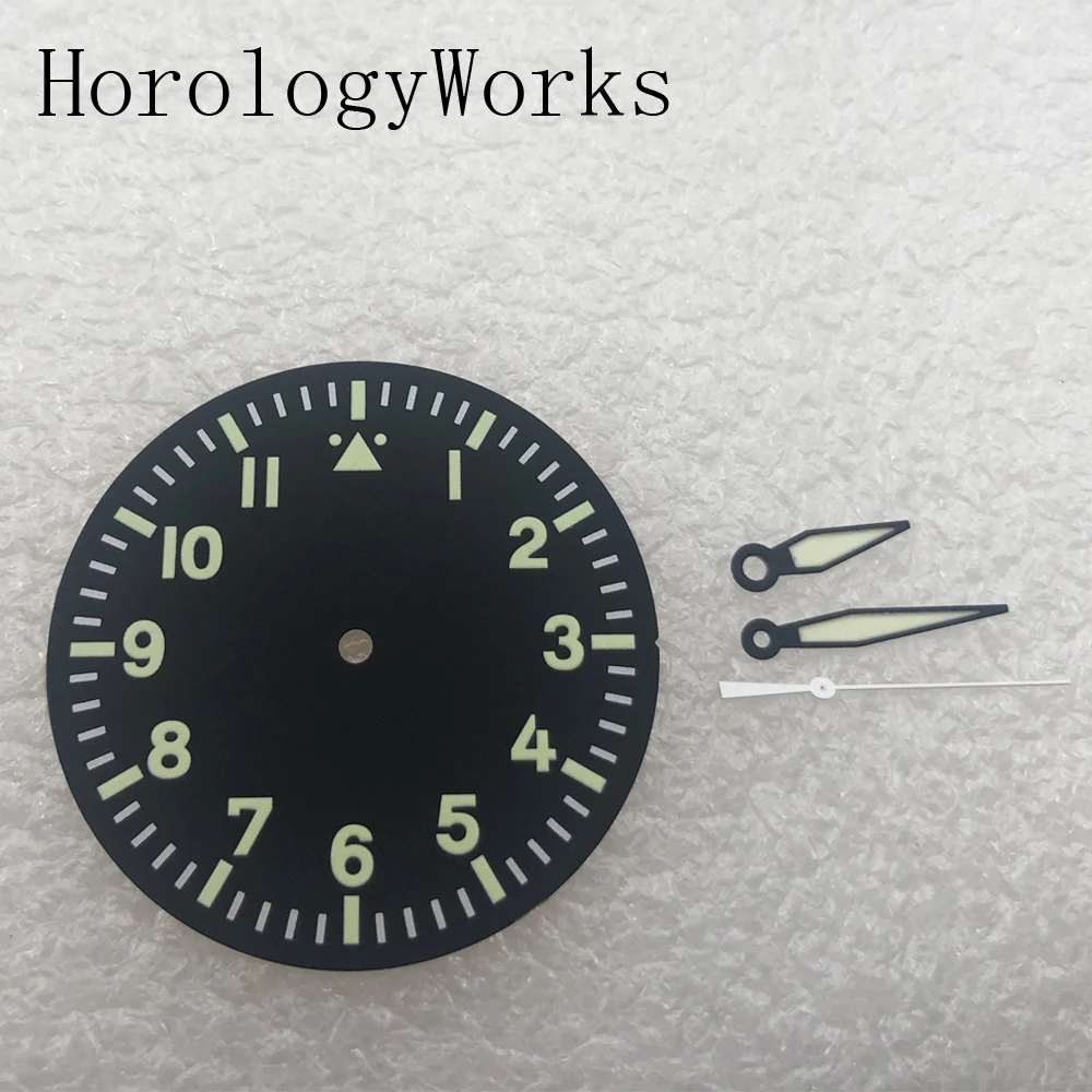 35.5 مللي متر الطلب العقيمة + الأيدي مضيئة صالح Mingzhu2813/3804 Miyota8205/8215/821A ساعة يد تعمل بالحركة أجزاء