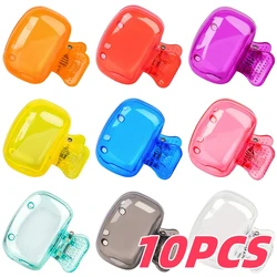 1/10PCS Portable Toothbrush Head Cover Clips Plastic Dustproof Head Protector Cap Travel Hiking Camping Bathroom Accessories