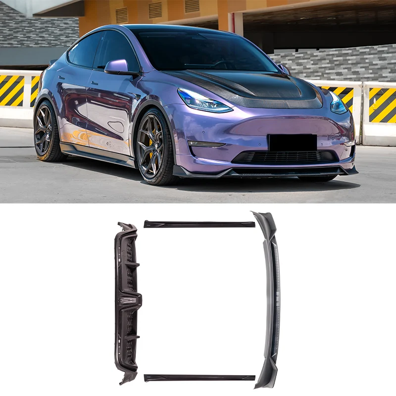 Wholesale ABS Sport Front Lip Side Skirts Rear Diffuser Upgrade Accessories Body Kit for 2021-2024