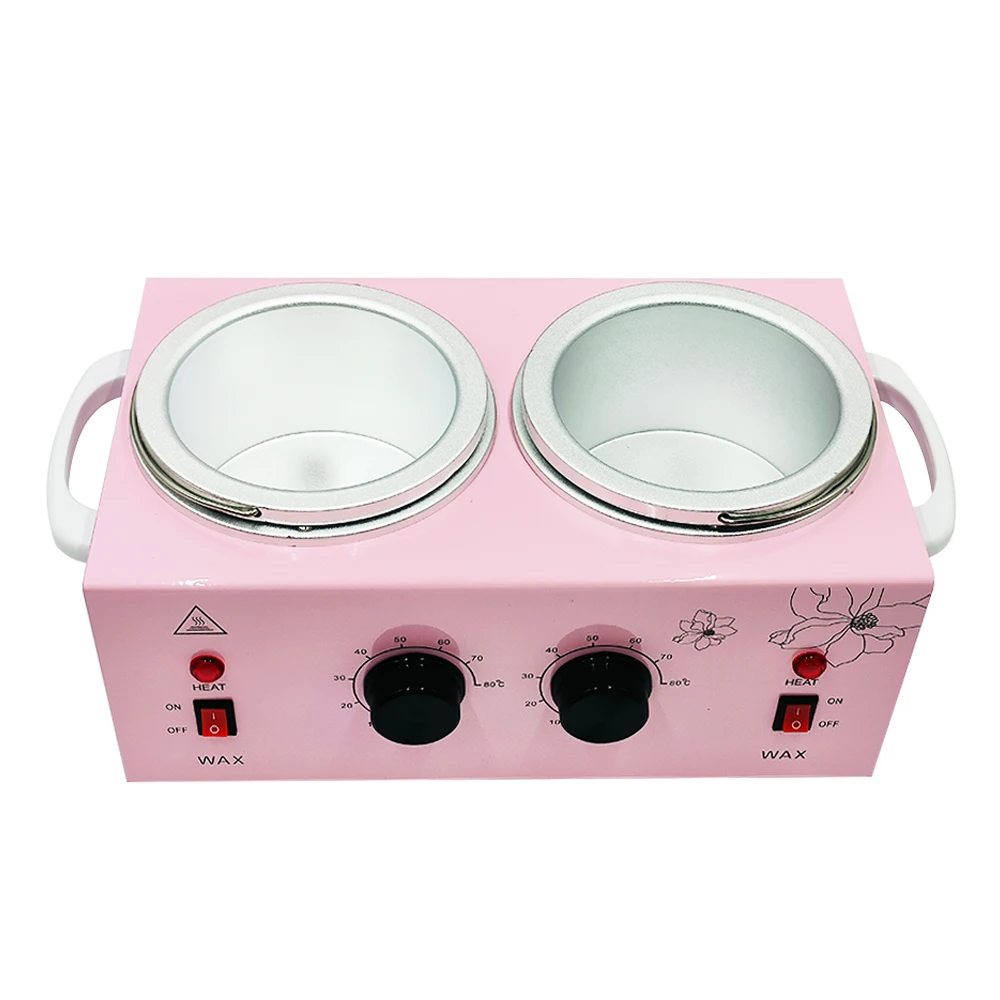 High Quality Dual-Furnace Wax Heater for Hair Removal and Hands with Plug-In Power and Dual Handle Design for Hard & Soft Wax view 3