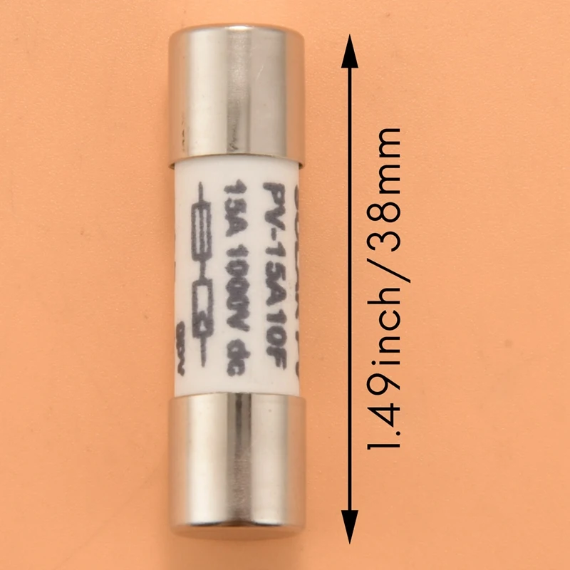 BAAD 10 шт. 1000 В постоянного тока Предохранитель Солнечный фотоэлектрический взрывозащищенный предохранитель серебристый