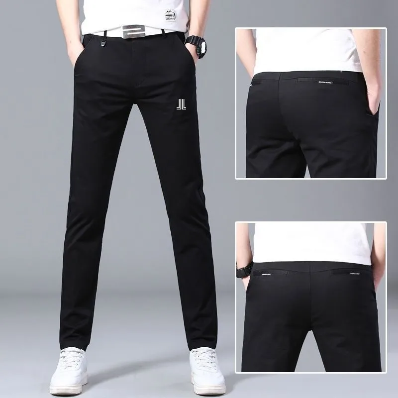 Heren Golfbroek Lente Zomer Korea Heren Golfbroek Casual Sport Werkkleding Broek Hoge Kwaliteit Elastische Sneldrogende Man Golfbroek