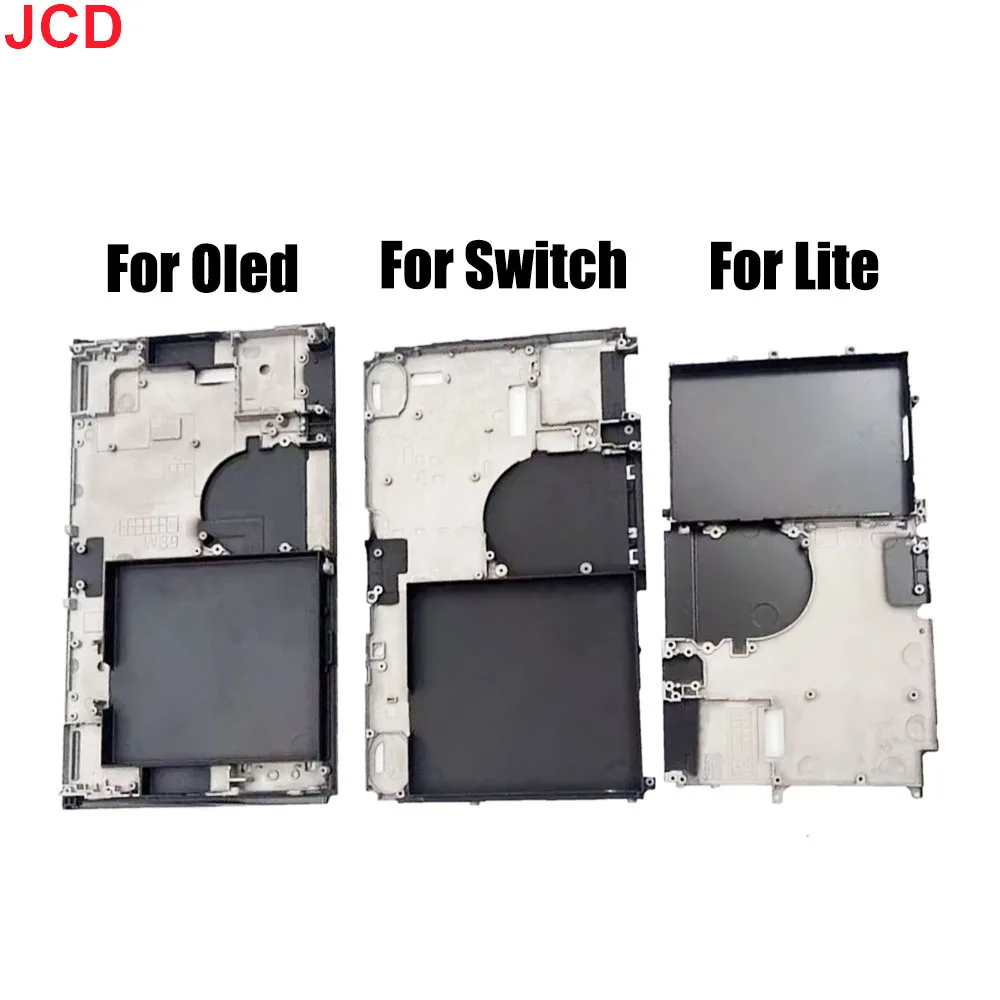 

JCD 1pcs Original New For Switch Oled NS Lite Game Console Front Frame Middle Metal Cover Replacement Part